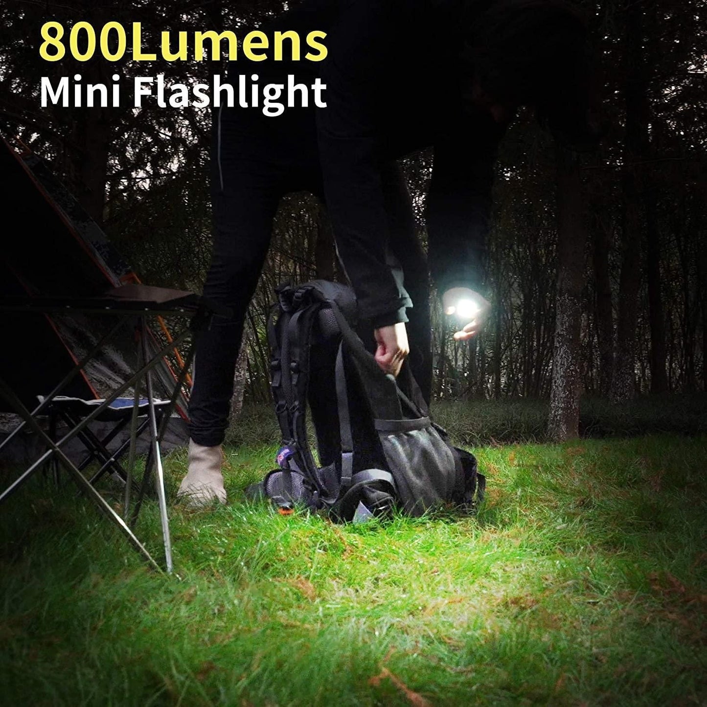 Mini LED Portable Flashlight Keychain