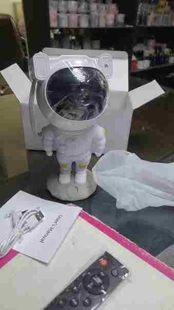 Astronaut Galaxy Projection