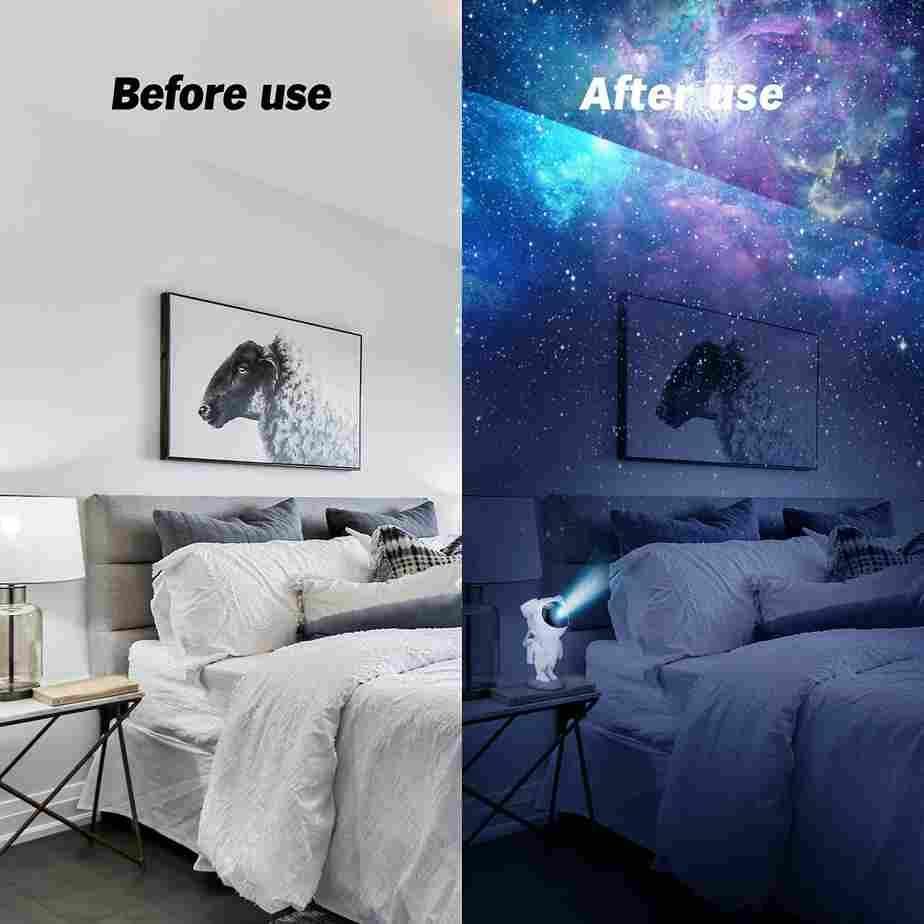 Astronaut Galaxy Projection