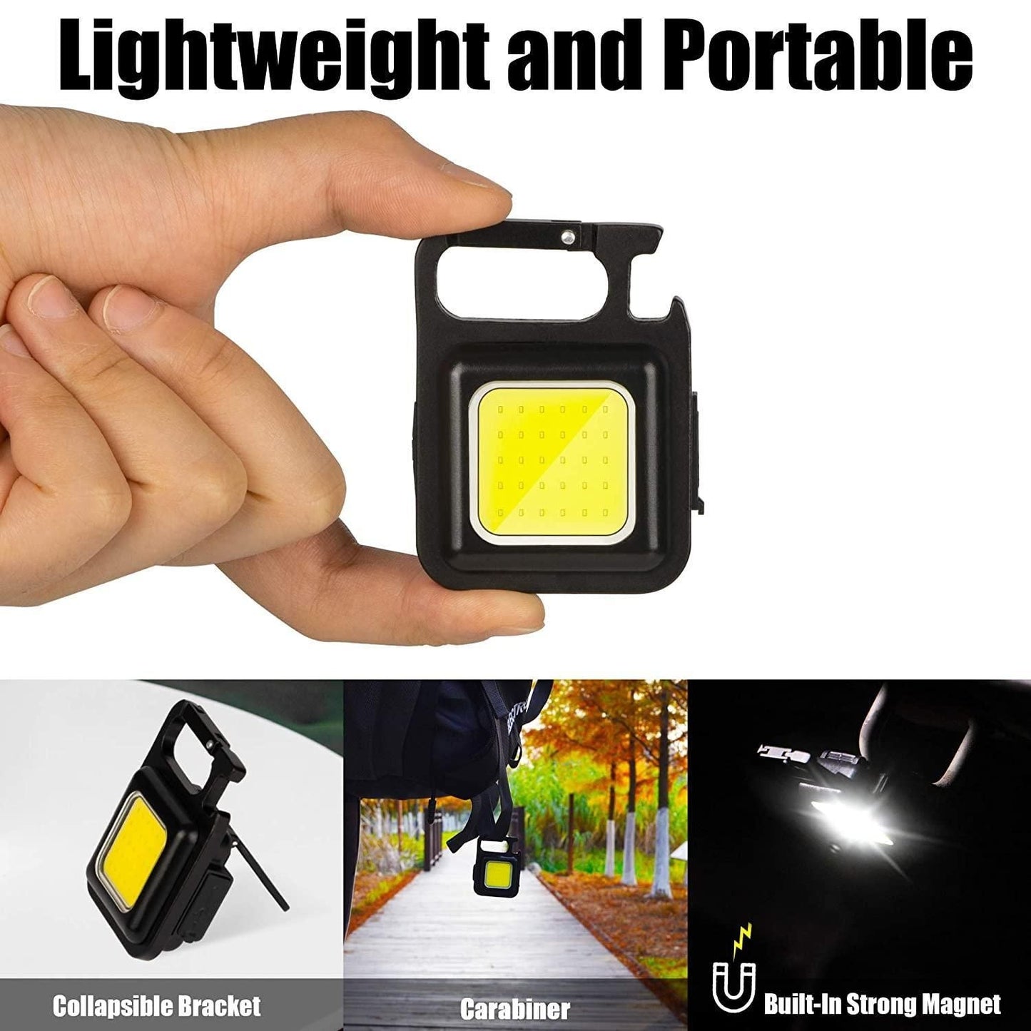 Mini LED Portable Flashlight Keychain
