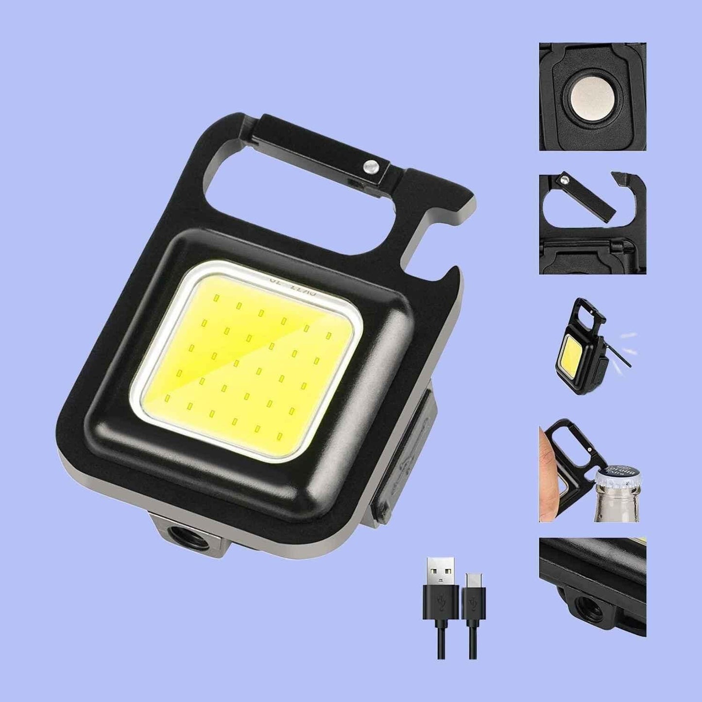 Mini LED Portable Flashlight Keychain