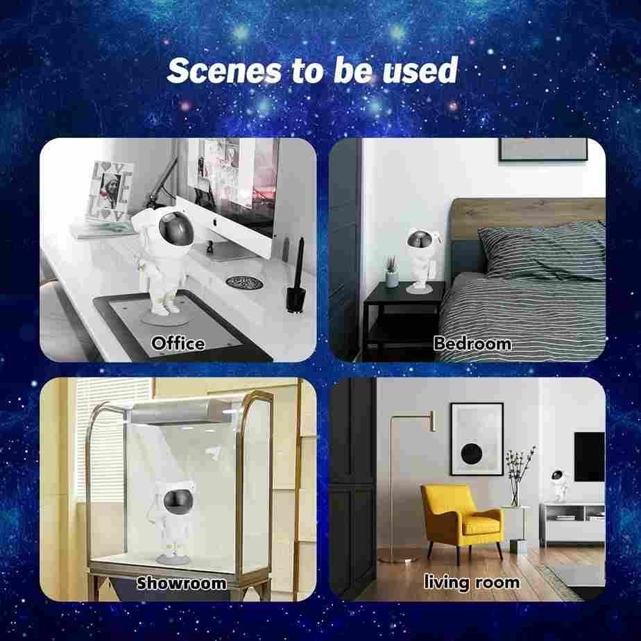 Astronaut Galaxy Projection