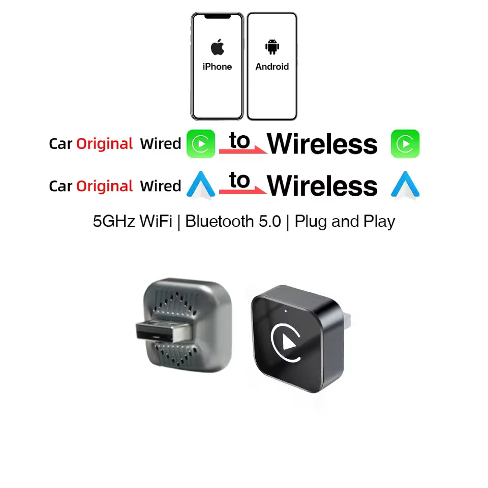 Wireless CarPlay & Android Auto Adapter