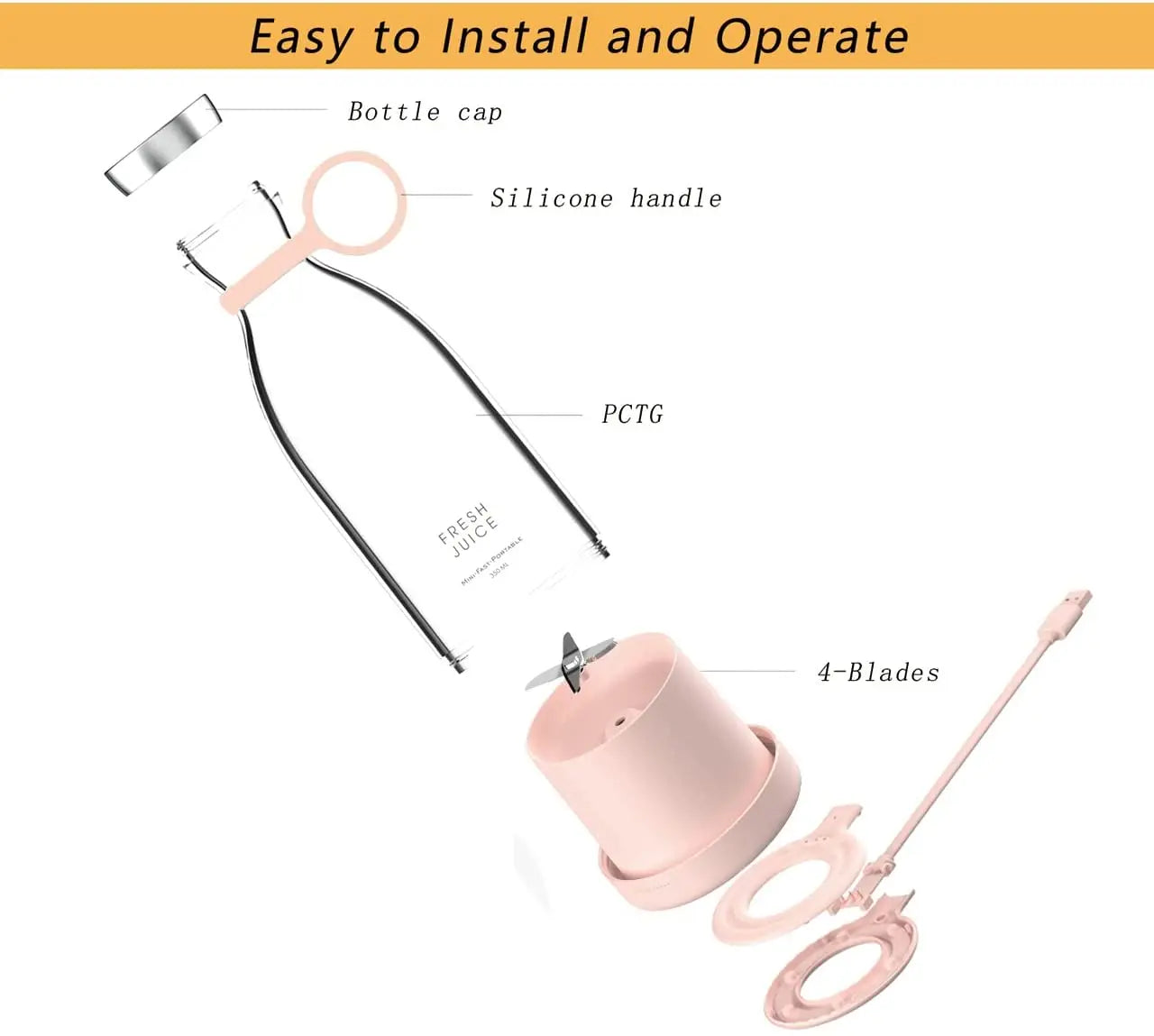 Portable Juice Mix Blender